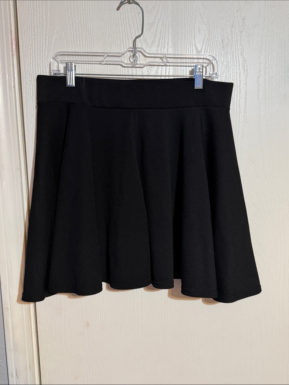 Flared Black Skater Skirt - Women's Classic Circle Skirt
